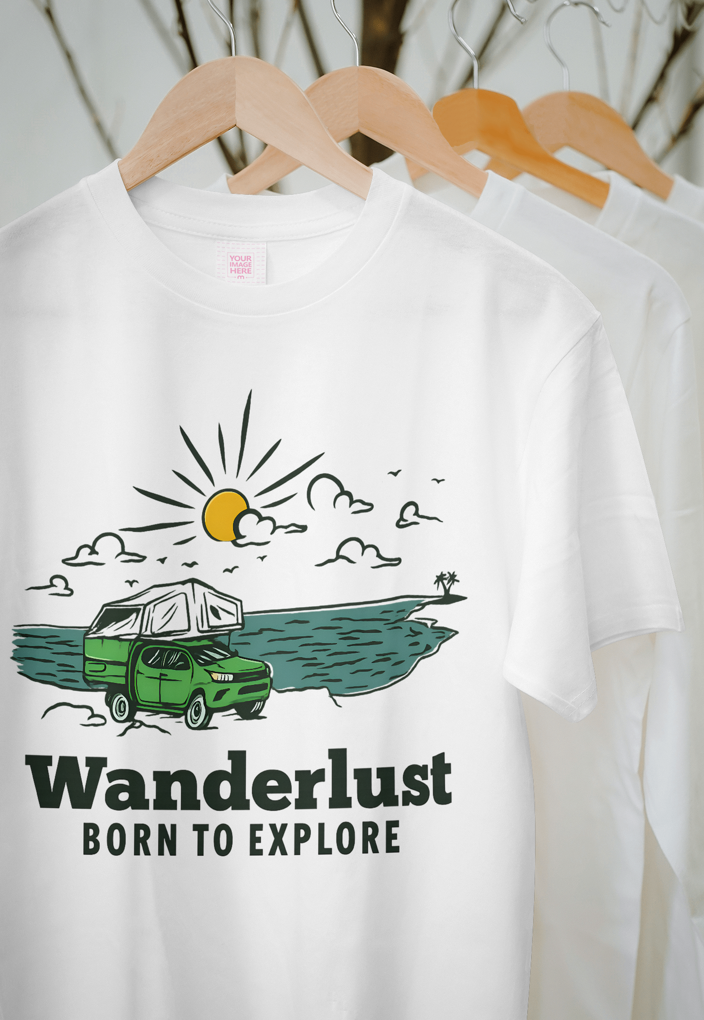 Oversized Classic T-Shirt | For Male & Female | Wanderlust Born To Explore