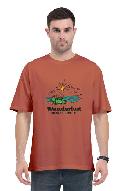 Oversized Classic T-Shirt | For Male & Female | Wanderlust Born To Explore