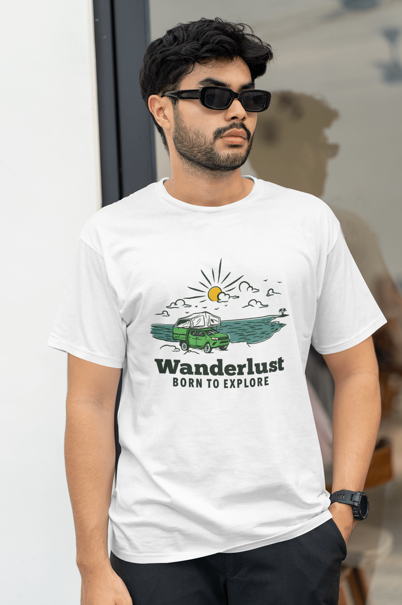 Oversized Classic T-Shirt | For Male & Female | Wanderlust Born To Explore