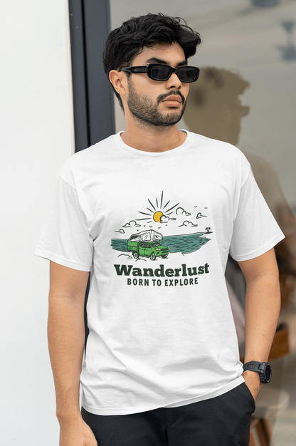 Oversized Classic T-Shirt | For Male & Female | Wanderlust Born To Explore